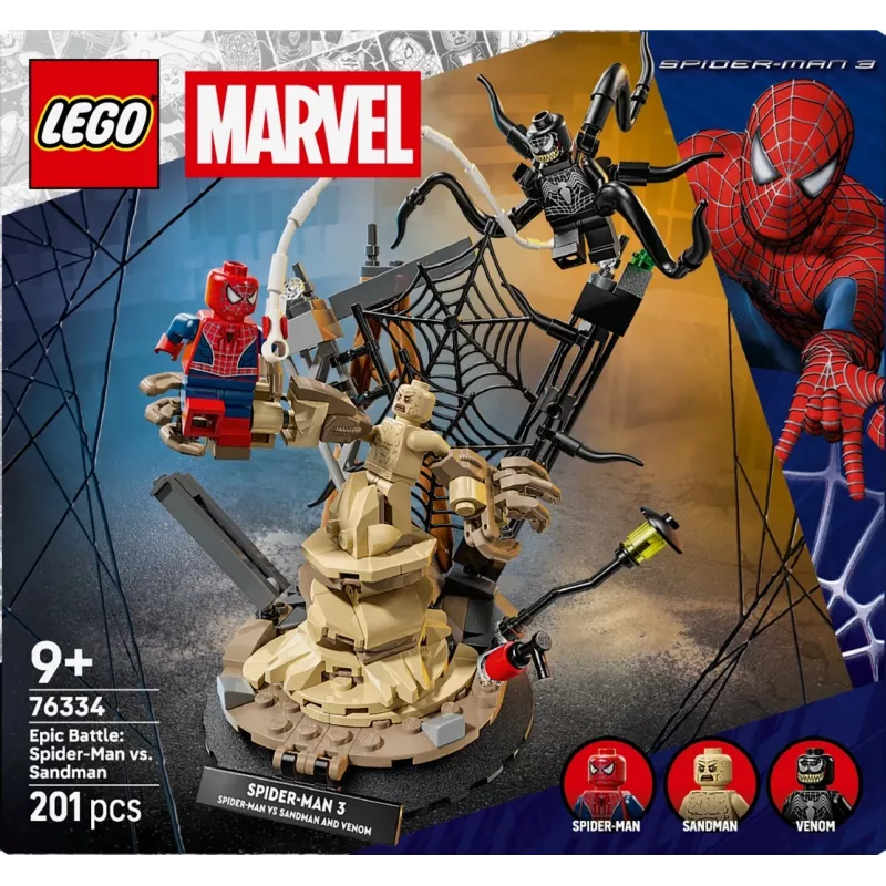 LEGO MARVEL 76334 Battaglia epica: Spider-Man contro Sandman