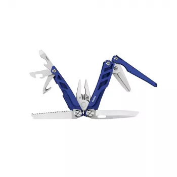Multitool Nextool FLAGSHIP Pro NE20271 16-in-1 coltello pieghevole multitool, lame in acciaio inox, blu, 11 cm da chiuso