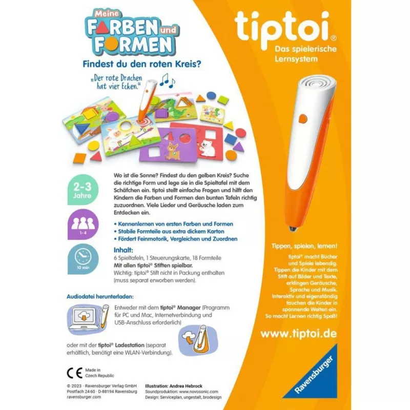 tiptoi I miei colori e le mie forme, gioco da tavolo