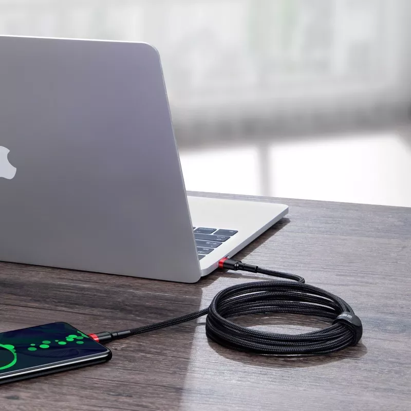 Baseus Cafule cavo USB-Type-C PD2.0 100W Flash-Charging (20V 5A) 2m rosso+nero