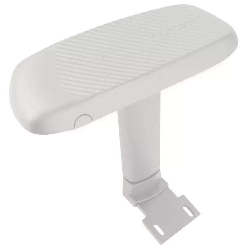 Sedia da ufficio ergonomica thunder x3 TEGC-3073102.B1 — imbottitura bianco-blu, braccioli regolabili, schienale alto