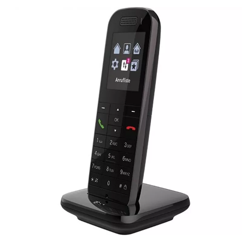 Telefono DECT Telekom Speedphone 52 con identificazione chiamante nero