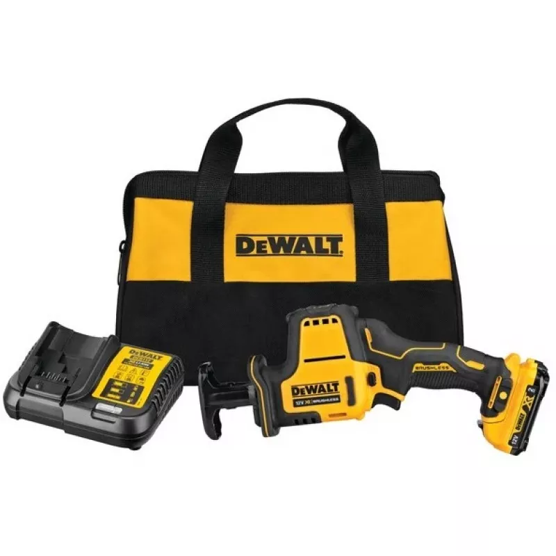 DeWALT DCS312D2-QW Seghetto alternativo 2800 cpm nero, giallo