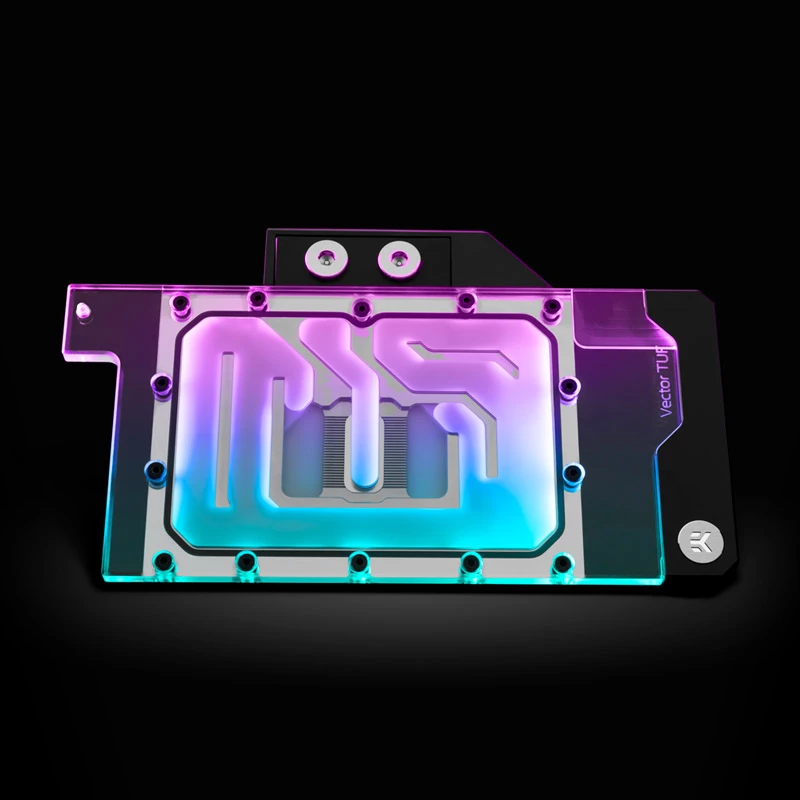 Water block EK Water Blocks acrilico rame nero nichel trasparente