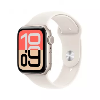 Apple Watch SE (3ª generazione) SE 3 GPS + Cellular 44mm cassa in alluminio Starlight con cinturino Sport Starlight - S/M