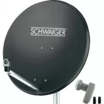 Parabola satellitare SCHWAIGER SPI9961SET2 80 cm con LNB Twin per 2 utenti