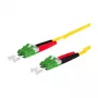 151P1JAJA10E cavo patch OpDAT LC-D APC/LC-D APC OS2 1 m - cavo - fibra ottica monomodale (151P1JAJA10E)