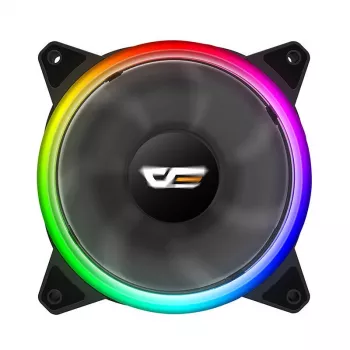 Ventola darkFlash DR12 PRO 12 cm nero 1200 U/min cuscinetto idraulico
