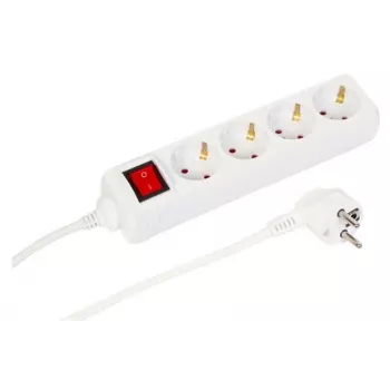Microconnect MC-GRU0043WS Prolunga elettrica 3 m 4 prese AC interni bianco