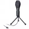 Microfono a condensatore USB con supporto da tavolo - ideale per gaming, Skype e canto