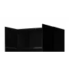 Armadio cama meble PAFOS 2D BASE 90×55,5×45 cm nero opaco, struttura a 2 ante