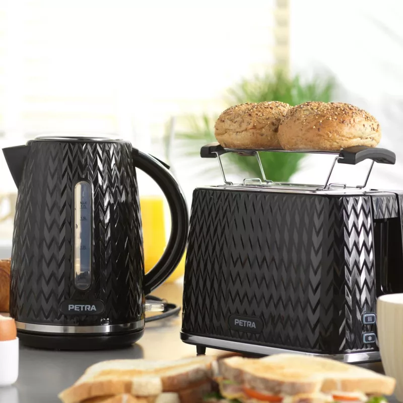 Bollitore Petra 1,7 l 2200 W nero