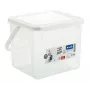 Contenitore per liquidi detergenti Rotho Basic 4,5 l modello 1770201100RP, tecnopolimero trasparente con coperchio e foro di sospensione