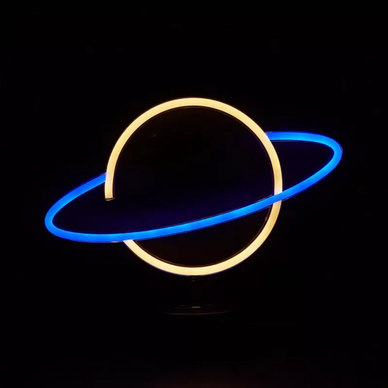 Manta SNL38BLT Style Neon Lights Planet lampada LED decorativa
