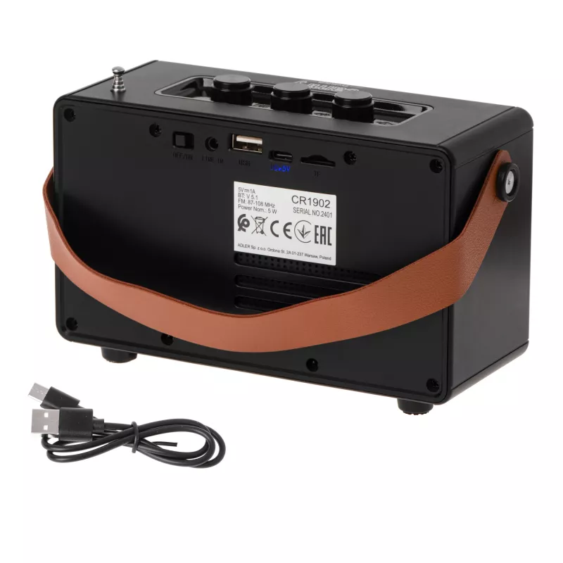 Camry altoparlante con radio | CR 1902 B | 5 W | Bluetooth | nero | connessione wireless