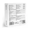 Sensore di temperatura e umidità per interni SAVIO CT-01/W, display LCD, -10–55 °C, 10–99 % rH, batteria CR2032