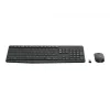 Logitech MK235 tastiera e mouse wireless combo full-size grigio