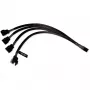 Alphacool 18683 - cavo splitter RGB - plastica - nero - 4 poli - 300 mm - 1 pz.