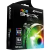 Ventola per case SHARKOON SHARK Disc ARGB 120mm - bianco