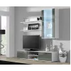Cama supporto TV SOHO 180 bianco/grigio lucido