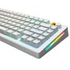 Tasti GLORIOUS GPBT Backlit — PBT bianco, layout ANSI