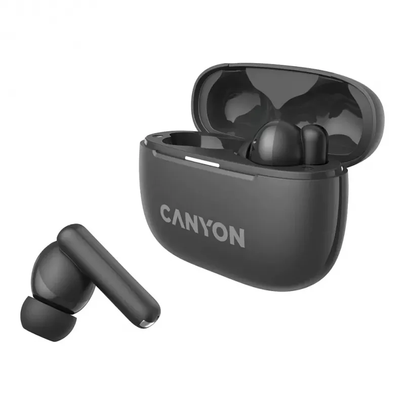 Auricolari True Wireless Canyon OnGo TWS-10 ANC+ENC, grigio (CNS-TWS10BK)
