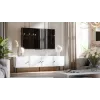 Mobile RTV 4D PALAZZO BIS 201x40x60 bianco opaco