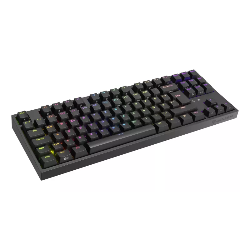 Tastiera GENESIS Thor 404 TKL gaming USB QWERTZ tedesco nero