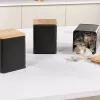 Set portapane Salter BW129001EU7 nero 4 pezzi – contenitori per pane e prodotti da forno