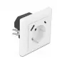 Presa DeLOCK 11489 CEE 7/3 + USB bianco 250V 16A