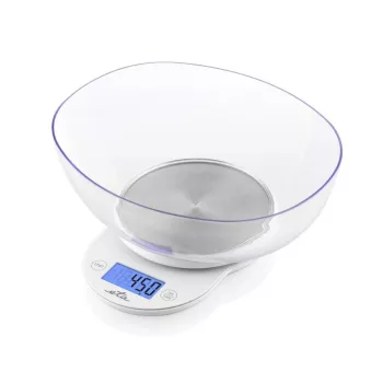 ETA | bilancia da cucina con ciotola | ETA577090000 Mari | divisione 1 g | tipo display LCD | bianco