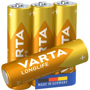 Varta Longlife Extra - batteria 4 x tipo AA alcalina (04106101414)