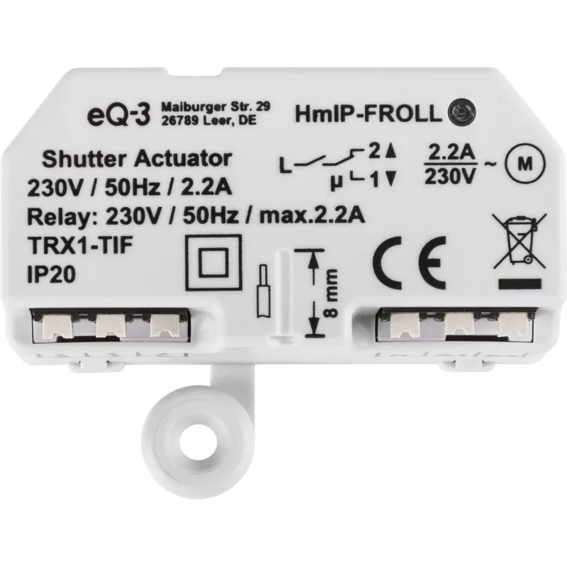eQ-3 AG Homematic IP HmIP-FROLL - Attuatore per tapparelle