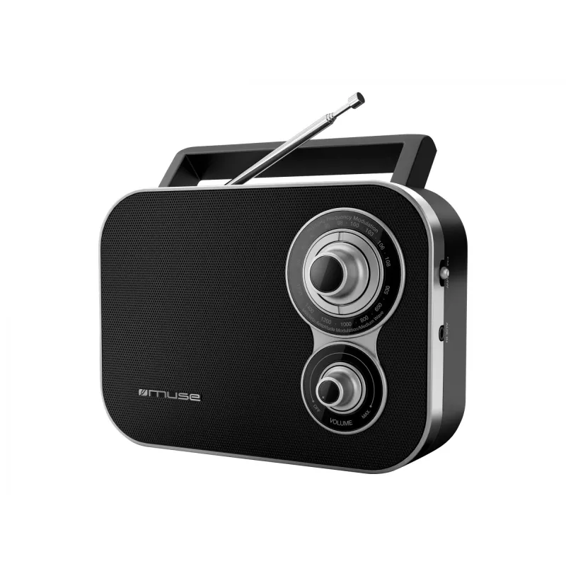 Muse | M-051R | radio portatile a 2 bande | nero