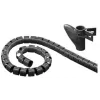 Goobay WireTube. Nero – tubo robusto da 2,5 m