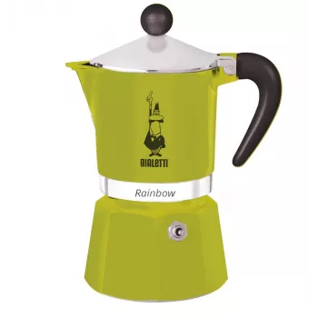 Caffettiera moka Bialetti Rainbow 0,27 L verde