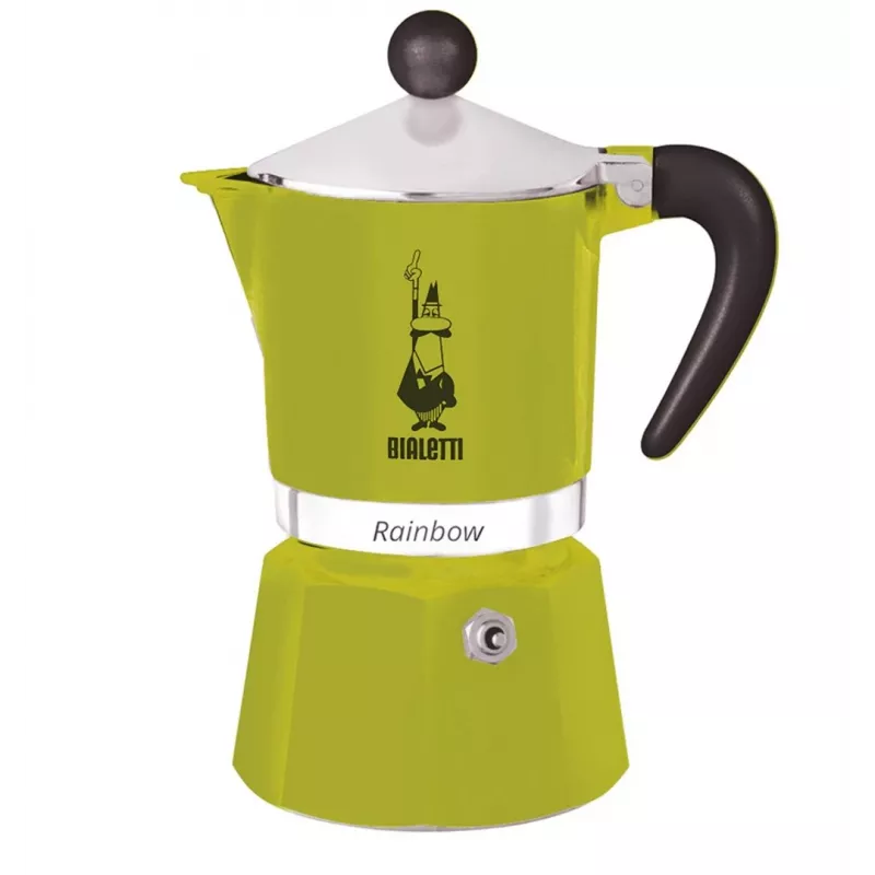 Caffettiera moka Bialetti Rainbow 0,27 L verde