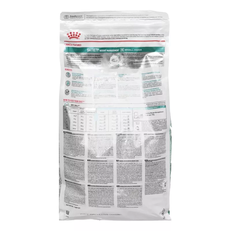 ROYAL CANIN Satiety Weight Management Small – crocchette per cani – 3 kg