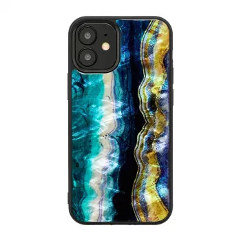 Custodia iKins per Apple iPhone 12 mini — motivo agata viola