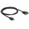 Adattatore cavo video DeLOCK 85653 1,5 m HDMI Type-A DVI nero