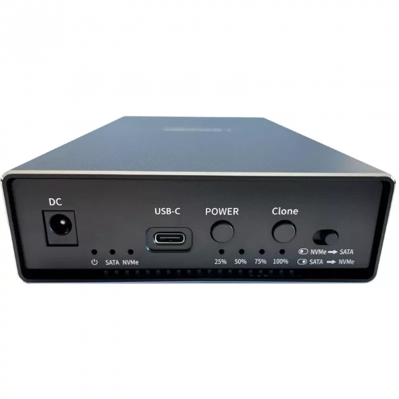 Case per HDD/SSD LC-Power LC-DOCK-C-35-M2 3,5 pollici USB Type-C 10 Gbit/s