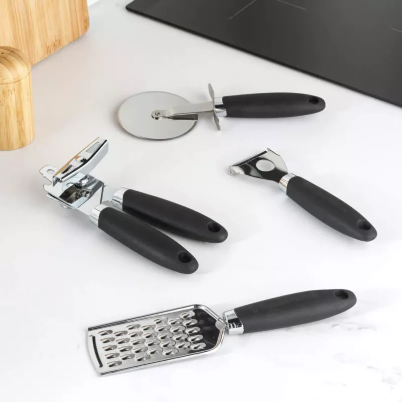 Set di utensili da cucina Russell Hobbs Venus Collection 4 pezzi Nero