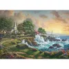 Thomas Kinkade Studios: Kleinod am Meer, puzzle 1000 pezzi