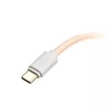 Cavo a spirale Ducky Premicord Cotton Candy, USB Type-C a Type-A - 1,8 m
