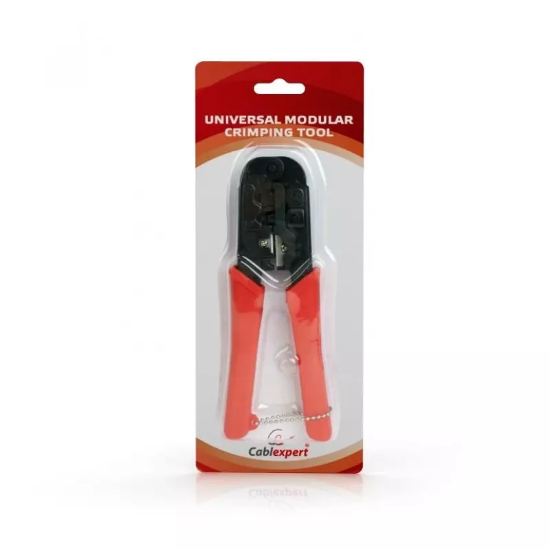 Gembird T-WC-01 Pinza crimpatrice per cavi nera