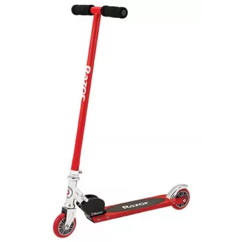 Monopattino Razor S Kids — telaio in metallo, per bambini dai 5 anni, nero/rosso, 2,43 kg, dimensioni 595×155×115 mm