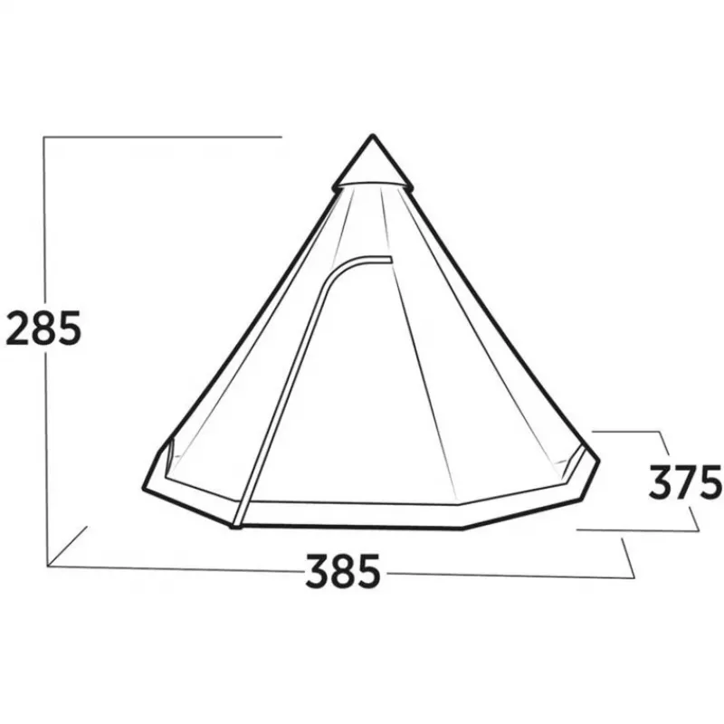 Easy Camp Rands Tipi, per 8 persone (marrone, modello 2025)