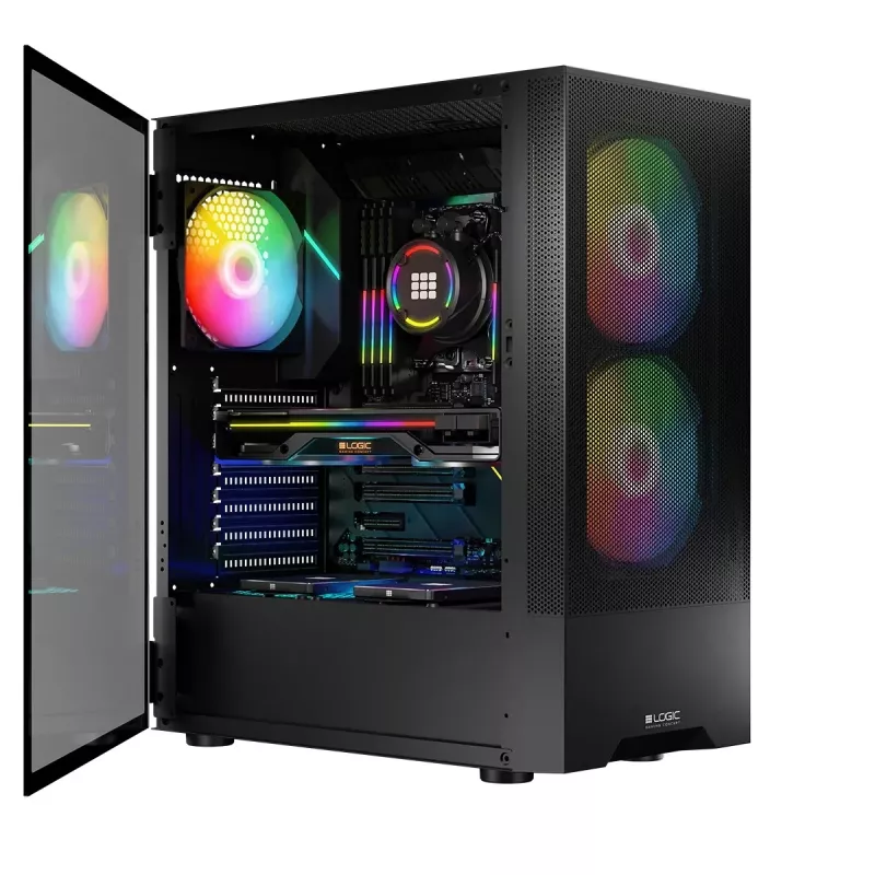 Logic ARYA ARGB MINIDI Case USB 3.0 nero