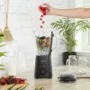 Contenitore mixer in vetro Petra PT5531MBLKVDE nero