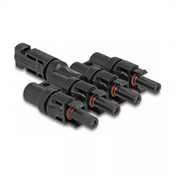 Connettore solare DeLOCK DL4 1 maschio su 4 femmina nero